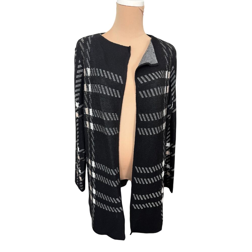 Charter Club Petite Large Plaid Cartigan Cardigan Sweater